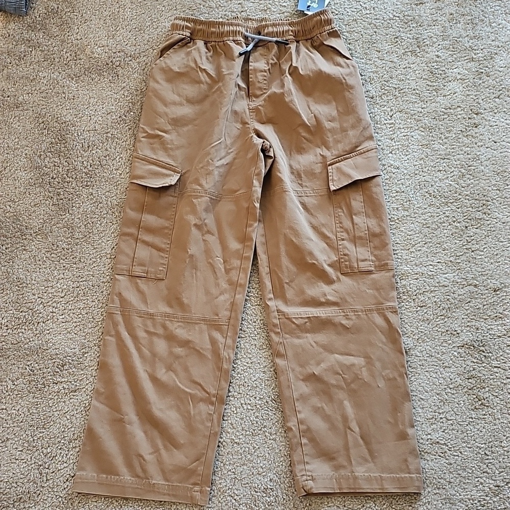 Art Class Boys Straight Leg Cargo Pants Khaki XL 14